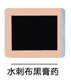 水刺布黑膏药